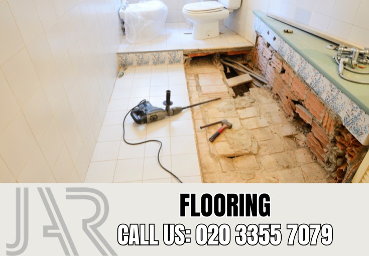 Bathroom Flooring Installation by Holloway Bathroom Fitters